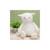 Peluche - agneau econimals de pâques en peluche éco-conçue - 15 cm Blanc 3 - vertbaudet enfant 