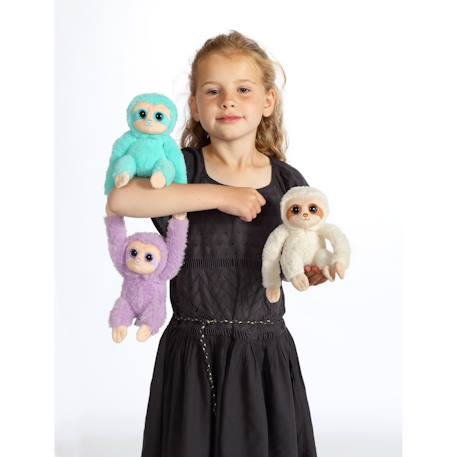 Peluche - peluche p'tit paresseux vert d'eau - 16 cm Vert 2 - vertbaudet enfant 