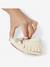 Chaussons bow enfant en cuir vegan Blanc cassé+Blanc cassé avec rouge+Brun+Rouge 5 - vertbaudet enfant 