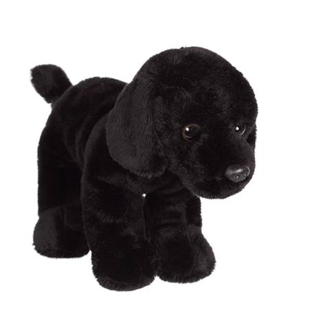 Peluche - floppipup labrador - 22 cm Noir 2 - vertbaudet enfant 