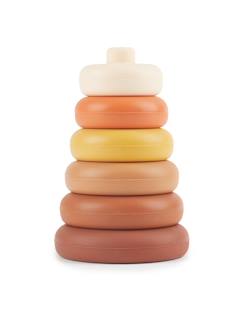 Jouet-Pyramide à empiler silicone, tour d'empilage