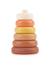 Pyramide à empiler silicone, tour d'empilage Chocolate bliss+Tropical vibes 1 - vertbaudet enfant 