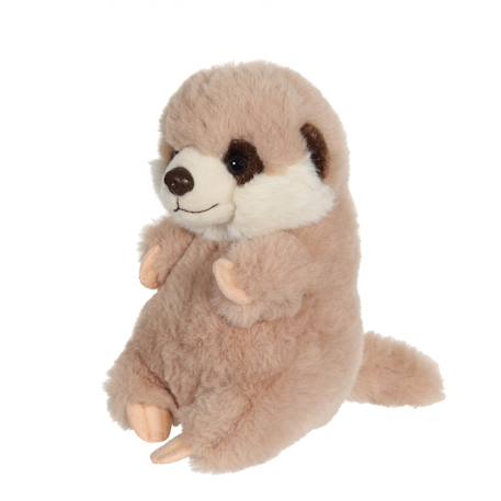 Peluche - peluche p'tits farouches suricate - 15 cm Marron 4 - vertbaudet enfant 