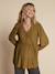 Tee-shirt blouse grossesse noir+olive 9 - vertbaudet enfant 