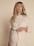 Robe de grossesse en tricot beige+gris perle 4 - vertbaudet enfant 