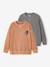 Lot 2 de sweats garçon unis col rond caramel 2 - vertbaudet enfant 