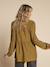 Tee-shirt blouse grossesse noir+olive 11 - vertbaudet enfant 