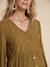 Tee-shirt blouse grossesse noir+olive 13 - vertbaudet enfant 
