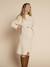 Robe de grossesse en tricot beige+gris perle 5 - vertbaudet enfant 