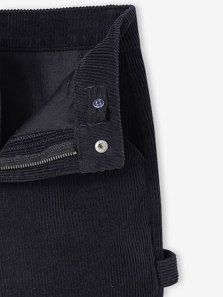 Pantalon battle garçon en velours anthracite 6 - vertbaudet enfant 