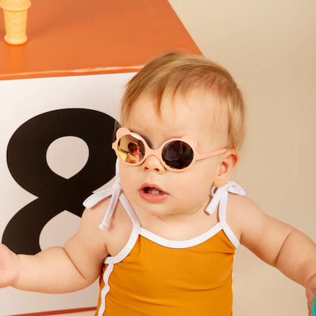 Lunettes de soleil ourson Bleu ciel+Bleu marine+Écru+Pêche 20 - vertbaudet enfant 