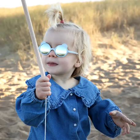 Lunettes de soleil ourson Bleu ciel+Bleu marine+Écru+Pêche 3 - vertbaudet enfant 