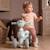 Trotteur b-bike jumpy sons et lumières Vert de gris 6 - vertbaudet enfant 
