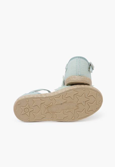 Espadrilles dentelle cérémonie Beige+Blanc+Bleu ciel+Vert menthe 21 - vertbaudet enfant 