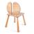 Chaise pour enfant dossier oreilles - mael Chêne 4 - vertbaudet enfant 
