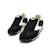 Sneakers garçon synthétique lacets Noir blanc 2 - vertbaudet enfant 