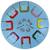 Tongue drum 8 notes Bleu+Gris+Jaune+Rose 1 - vertbaudet enfant 