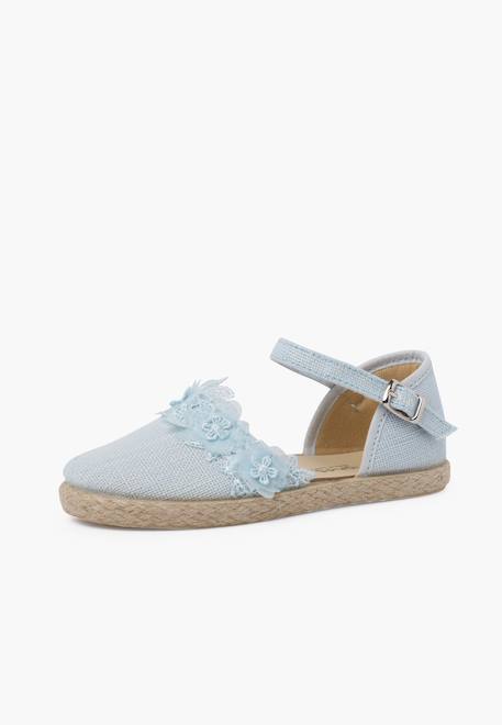 Espadrilles dentelle cérémonie Beige+Blanc+Bleu ciel+Vert menthe 14 - vertbaudet enfant 
