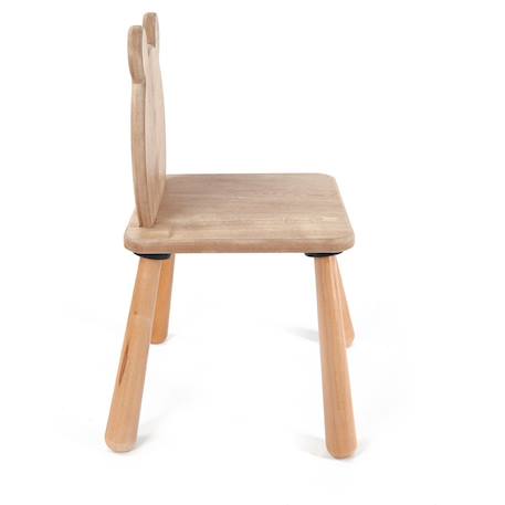 Chaise pour enfant dossier ourson - mael Chêne 3 - vertbaudet enfant 