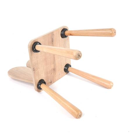Chaise pour enfant dossier ourson - mael Chêne 6 - vertbaudet enfant 