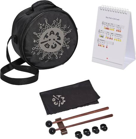 Tongue drum 11 notes Blanc+Gris+Jaune+Noir+Rose+Rouge+Vert+Violet 9 - vertbaudet enfant 