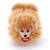Peluche chien poméranien 22 cm Marron 3 - vertbaudet enfant 