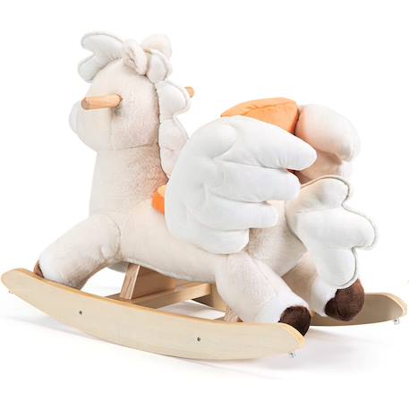 Pégase cheval ailé à bascule Beige 3 - vertbaudet enfant 