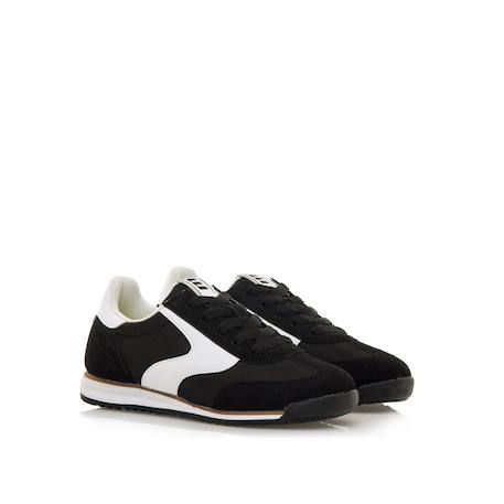 Sneakers garçon synthétique lacets Noir blanc 5 - vertbaudet enfant 