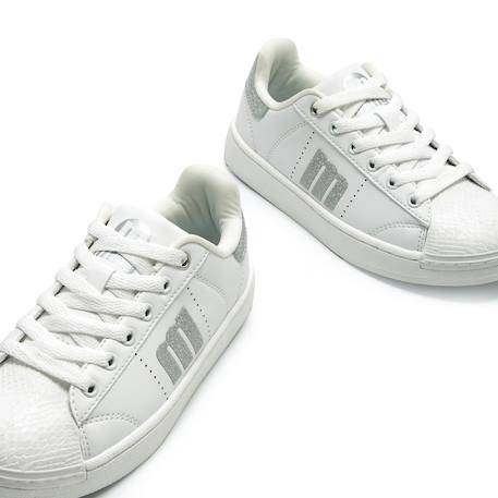 Sneakers filles synthétique lacets White 4 - vertbaudet enfant 