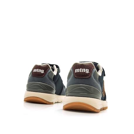 Sneakers garçon textile lacets- fermeture adhésive Bleu – bleu clair+Blue+Grey+Gris-jaune 8 - vertbaudet enfant 