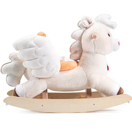 Pégase cheval ailé à bascule Beige 2 - vertbaudet enfant 