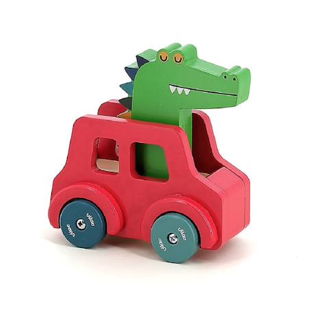Voiture pouet pouet Beige+Bleu+Rouge 13 - vertbaudet enfant 