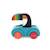 Voiture pouet pouet Beige+Bleu+Rouge 8 - vertbaudet enfant 
