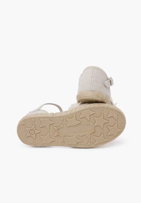 Espadrilles dentelle cérémonie Beige+Blanc+Bleu ciel+Vert menthe 3 - vertbaudet enfant 