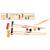 Jeu de croquet en bois Beige 1 - vertbaudet enfant 
