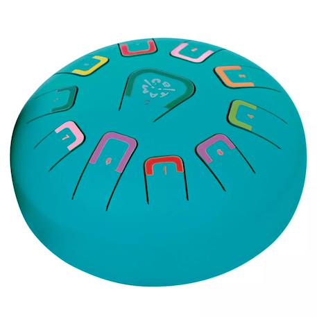 Tongue drum 11 notes Blanc+Bleu+Jaune+Rouge+Vert+Violet 8 - vertbaudet enfant 