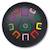 Tongue drum 11 notes Blanc+Gris+Jaune+Noir+Rose+Rouge+Vert+Violet 18 - vertbaudet enfant 