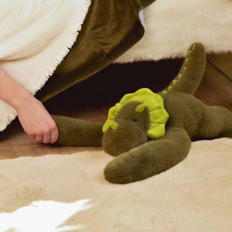 Peluche lestée 40 cm Gris+Vert 11 - vertbaudet enfant 