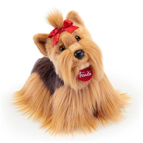 Peluche chien yorkshire 21 cm Marron 1 - vertbaudet enfant 