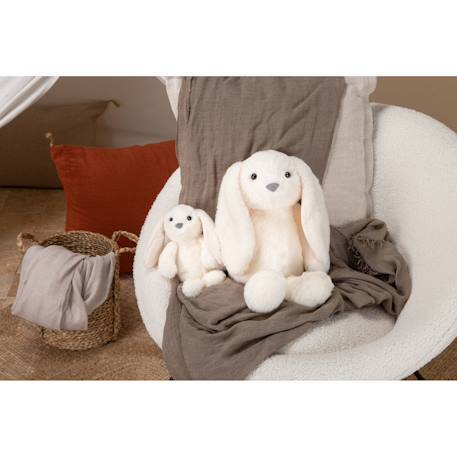 Peluche - trendy bunny - 28 cm Beige 5 - vertbaudet enfant 