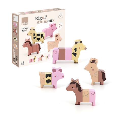 Rigol’animo de la ferme Marron 1 - vertbaudet enfant 