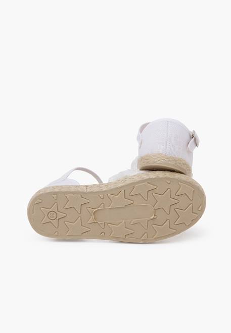 Espadrilles dentelle cérémonie Beige+Blanc+Bleu ciel+Vert menthe 9 - vertbaudet enfant 