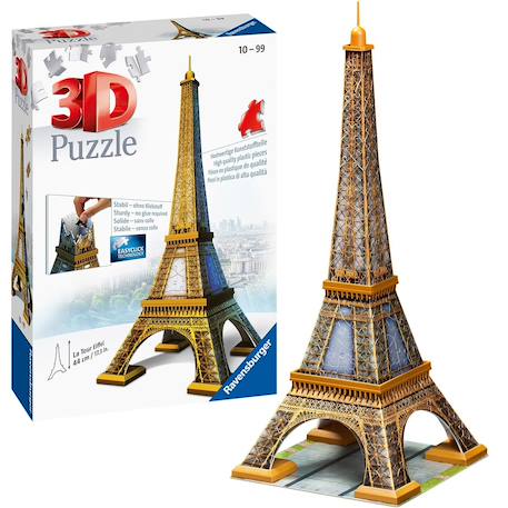 Puzzle 3d tour eiffel 216 pcs Blanc 1 - vertbaudet enfant 