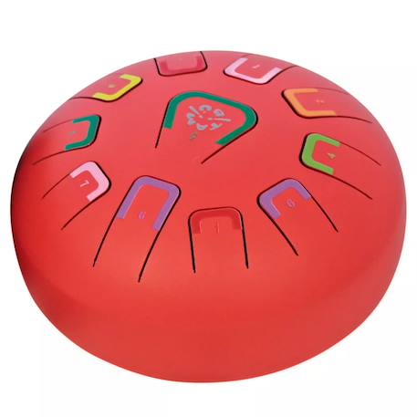 Tongue drum 11 notes Blanc+Bleu+Jaune+Rouge+Vert+Violet 20 - vertbaudet enfant 