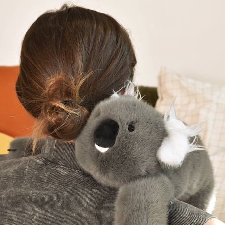 Peluche lestée 40 cm Gris+Vert 4 - vertbaudet enfant 