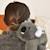 Peluche lestée 40 cm Gris+Vert 4 - vertbaudet enfant 