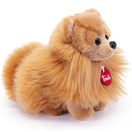 Peluche chien poméranien 22 cm Marron 1 - vertbaudet enfant 