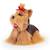 Peluche chien yorkshire 21 cm Marron 2 - vertbaudet enfant 
