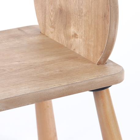 Chaise pour enfant dossier ourson - mael Chêne 5 - vertbaudet enfant 