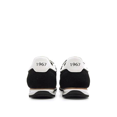 Sneakers garçon synthétique lacets Noir blanc 3 - vertbaudet enfant 